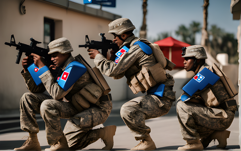 File:Soldiers-wearing-dominos-pizza-logo-on-uniform-323987058.png